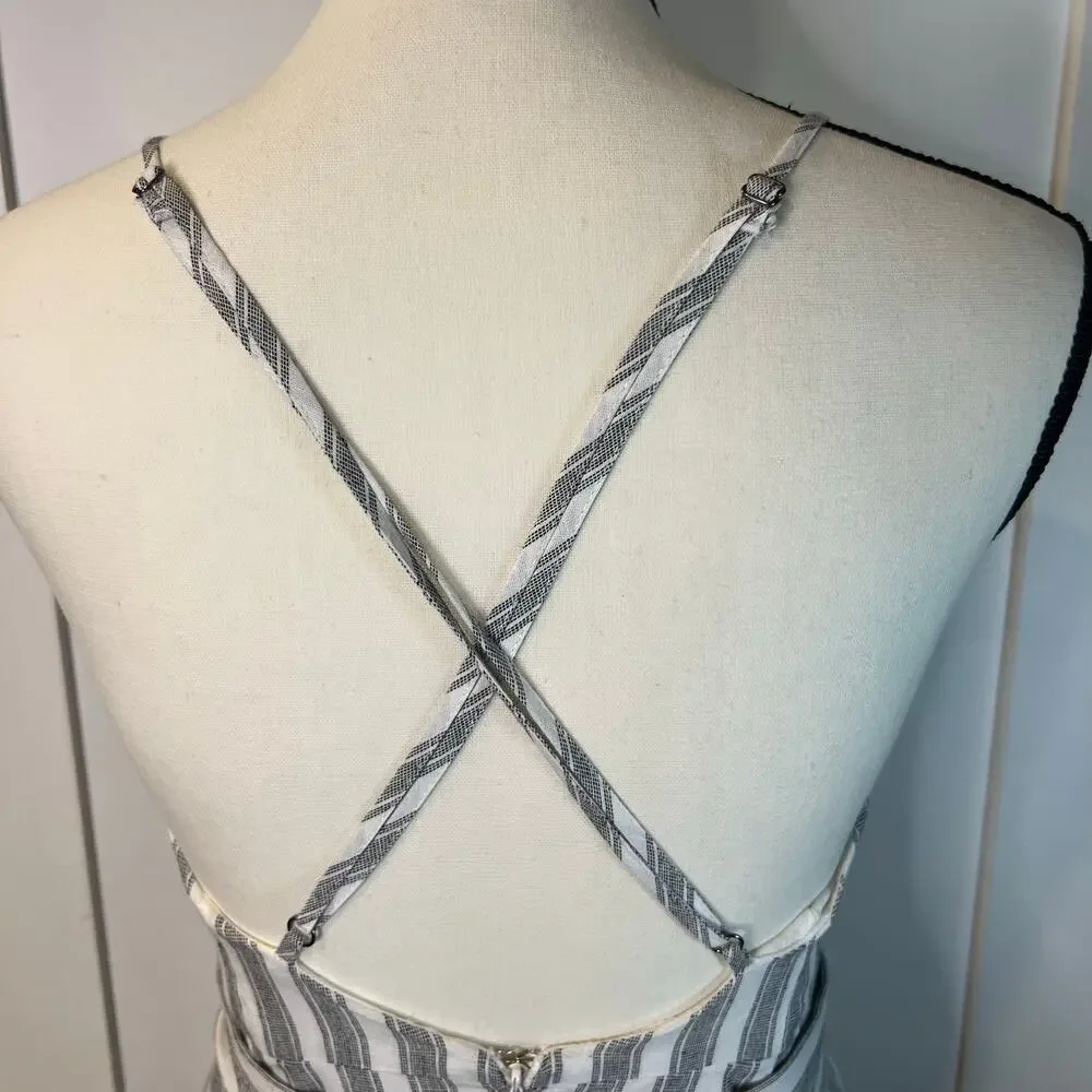 Lulu’s Women’s Striped Cotton Summer Dress Size S